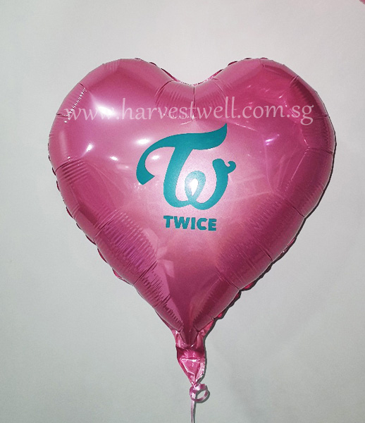 K Pop Custom Print on Foil (18") Customized Balloon